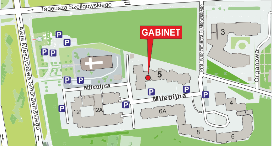 Psychiatra. Gabinet leczenia uzależnień, terapia alkoholizmu w Lublinie. Ul. Milenijna Lublin Dojazd.
